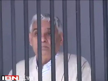 Sant Rampal was jailed today. He will be presented in court at 2 pm today. IBNLive