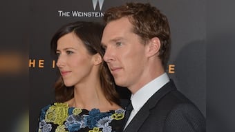 Spotted: Benedict Cumberbatch with fiance Sophie Hunter at Imitation Game premiere