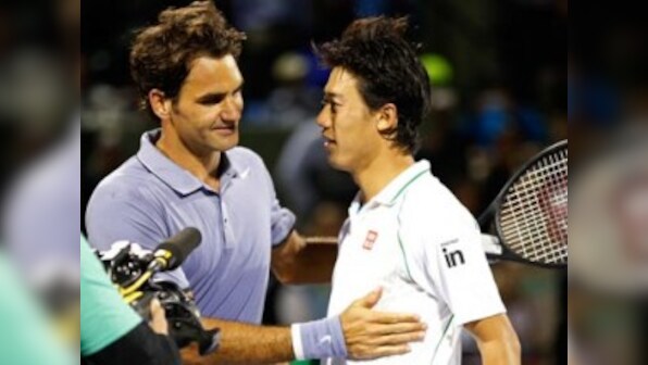 ATP semis: Federer, Nishikori through