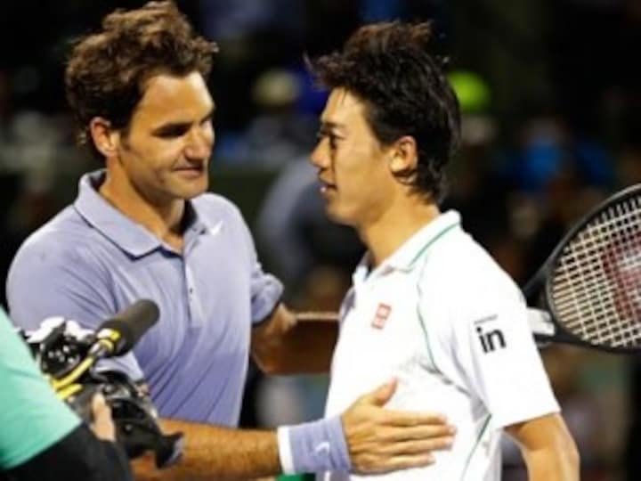 ATP semis: Federer, Nishikori through