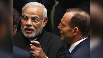 PM Modi takes playful dig at Abbott during Australian Parliament speech