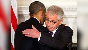 Under pressure from Obama, US defence chief Chuck Hagel steps down