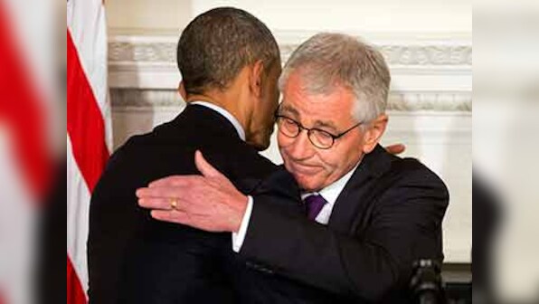 Under pressure from Obama, US defence chief Chuck Hagel steps down