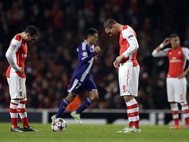 Anderlecht stage thrilling escape act at Arsenal Anderlecht stage thrilling escape act at Arsenal