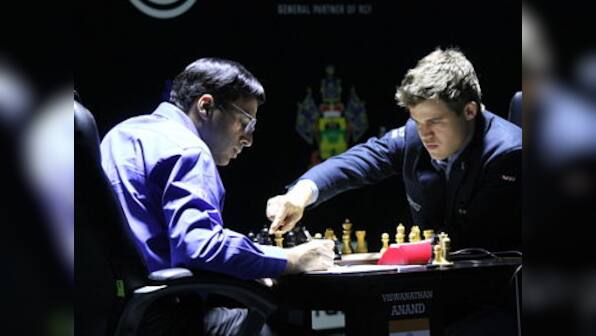 Carlsen punishes 'nervous' Anand in Game 11, retains world chess title