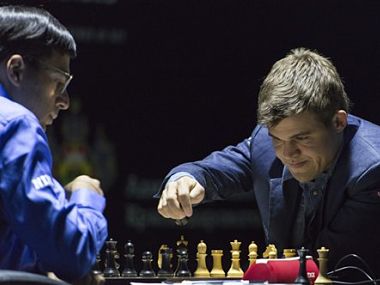 World Chess Championship: Super Carlsen draws first blood in Sochi World Chess Championship: Super Carlsen draws first blood in Sochi