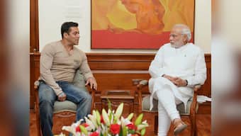 Salman Khan meets Prime Minister Narendra Modi in New Delhi