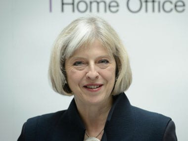 British Home Secretary Theresa May. AFP