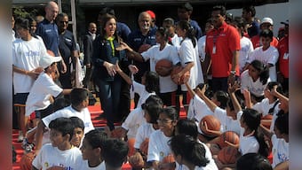 Photos: Nita Ambani, Adam Silver attend Jr. NBA program in Mumbai