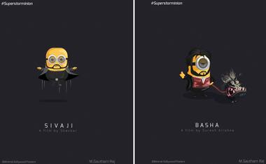Photos: What's cooler than superstar Rajinikanth? Rajinikanth Minions!