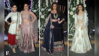 Photos: Kareena, Alia, Kajol spotted at Manish Malhotra's niece's Sangeet