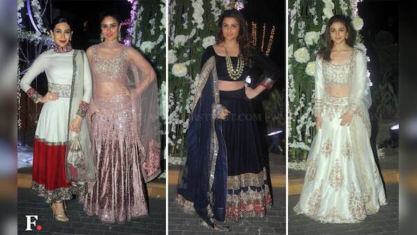 Photos: Kareena, Alia, Kajol spotted at Manish Malhotra's niece's Sangeet
