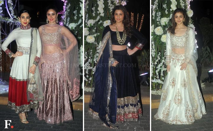 Photos: Kareena, Alia, Kajol spotted at Manish Malhotra's niece's Sangeet