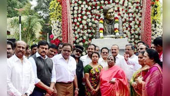 Photos: Rajinikant, Chiranjivi inaugurate Dr Rajkumar's Memorial in Bengaluru