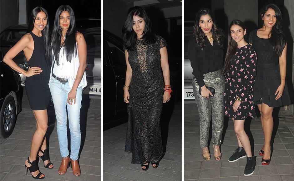 Candice Pinto wit Carol Grasius, ekta kapoor, Sophie Chaudhry, Aditi Rao Hydary with Richa Chadhdha. Sachin Gokhale/ Firstpost