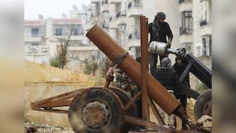 Syrian rebel &quot;hell cannons&quot; kill 300 civilians - monitoring group
