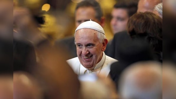 Pope wishes Rome luck on Olympic bid but jokes &quot;I won't be around&quot;