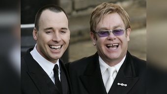Happy day: Elton John, David Furnish marry in England