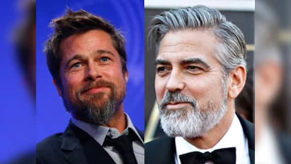 Brad Pitt, George Clooney raise a toast for their nuptials