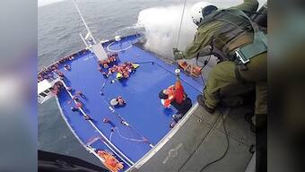 Greek ferry passengers recount chaos after fire: Jungle law prevailed