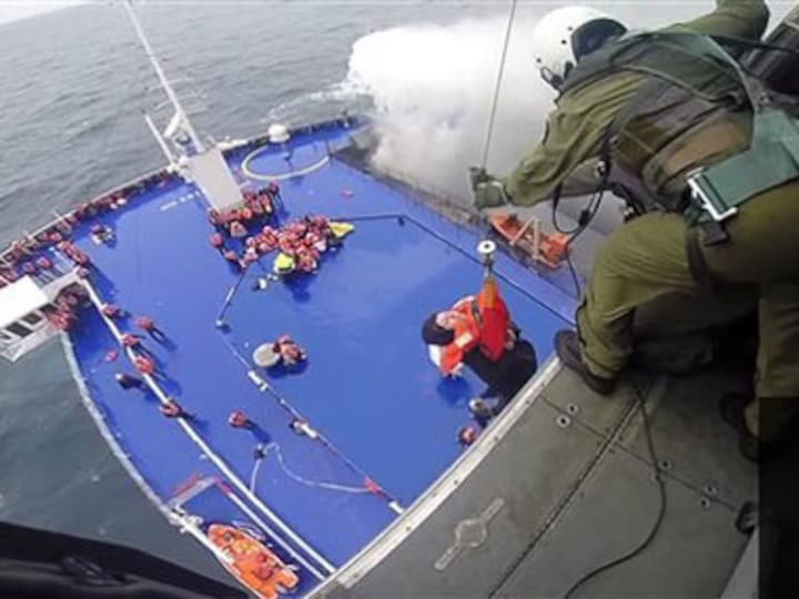 Greek ferry passengers recount chaos after fire: Jungle law prevailed