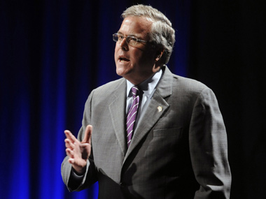 Jeb Bush has optimistic message but faces challenges in 2016 presidential bid Jeb Bush has optimistic message but faces challenges in 2016 presidential bid