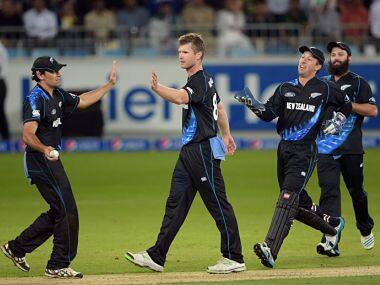 Jimmy Neeshan picked three wickets including the crucial one of Afridi. AFP