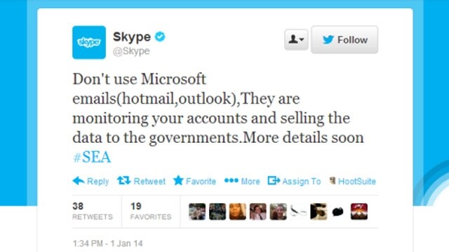Skype attack