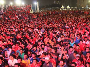 Fans at the BPL Live event.