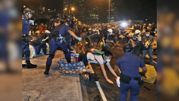Hong Kong: Pro-democracy protesters clash with police; 40 arrested