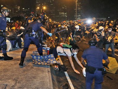 Hong Kong: Pro-democracy protesters clash with police; 40 arrested