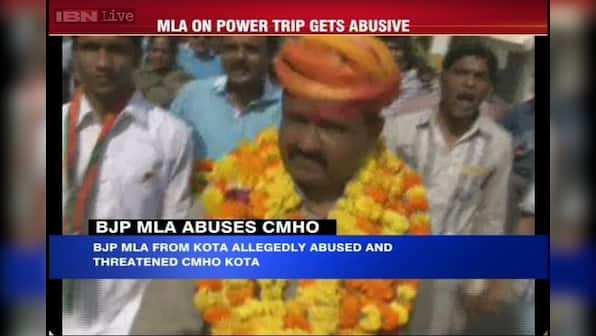 Caught on tape: Abusive Rajasthan BJP MLA threatens to kill CMO, suspended