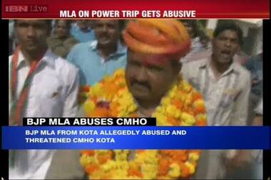 Caught on tape: Abusive Rajasthan BJP MLA threatens to kill CMO, suspended