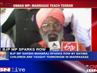 Sakshi Maharaj reveals BJP's long standing link to Nathuram Godse Sakshi Maharaj reveals BJP's long standing link to Nathuram Godse