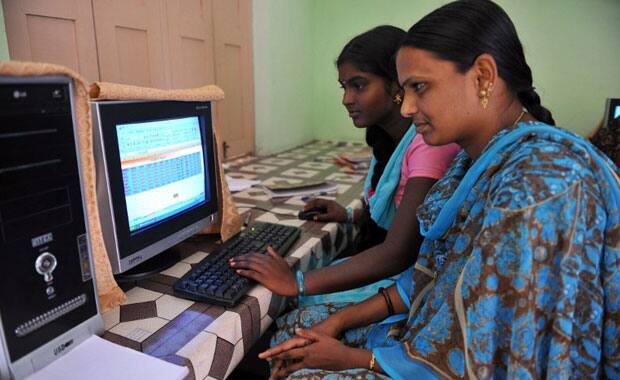 Government began a programme to educate people on digital skills. AFP