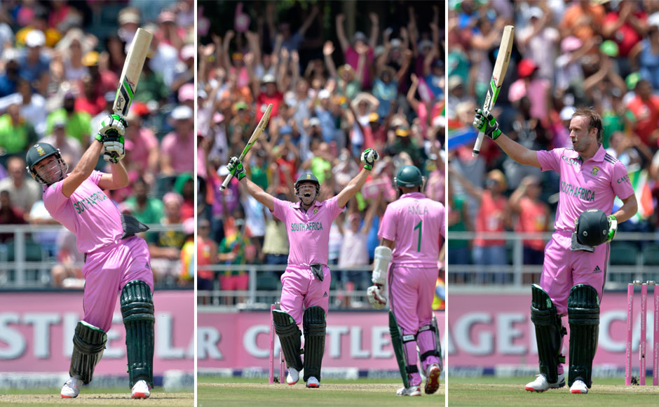 Sensational, unreal, magnificent: De Villiers' fastest ODI century in photos Sensational, unreal, magnificent: De Villiers' fastest ODI century in photos