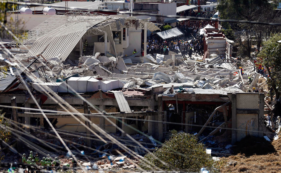 Photos: Gas blast destroys Mexico children's hospital, leaves 2 dead Photos: Gas blast destroys Mexico children's hospital, leaves 2 dead