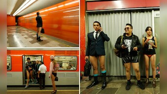 Thongs, briefs, boxers: Mexico City bares all to celebrate 'No pants subway ride'