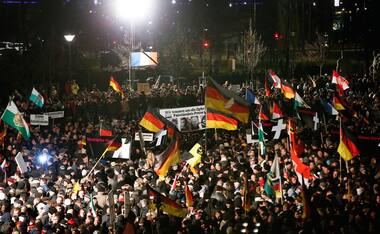 Photos: After Charlie Hebdo, anti-Islam protest in Germany attracts 40,000 