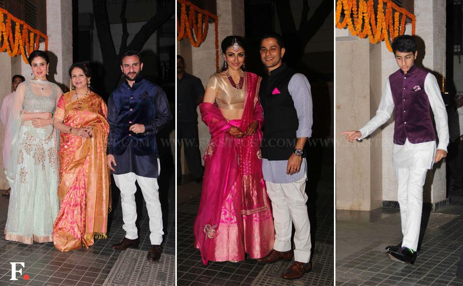 Soha looks stunning but Kunal is dressed in weekend brunch attire at his own wedding party Soha looks stunning but Kunal is dressed in weekend brunch attire at his own wedding party