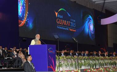 Photos: PM Modi kickstarts Vibrant Gujarat Summit with world leaders
