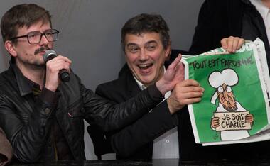 Photos: Surviving staff of Charlie Hebdo release new issue amidst tears and a few laughs