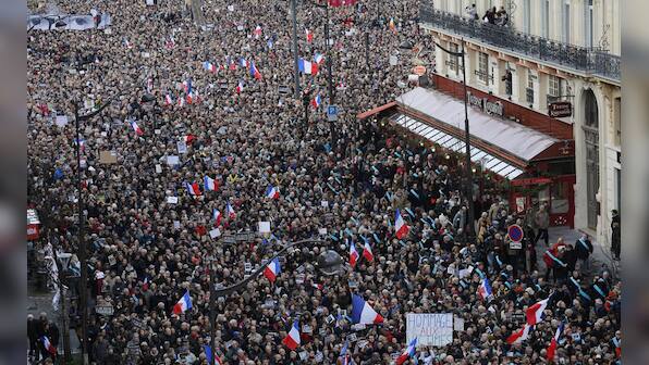 Photos: History from ashes of tragedy as world leaders march with millions in Paris