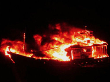 Why was terror boat on fire? The big question that Modi govt may not be able to avoid Why was terror boat on fire? The big question that Modi govt may not be able to avoid