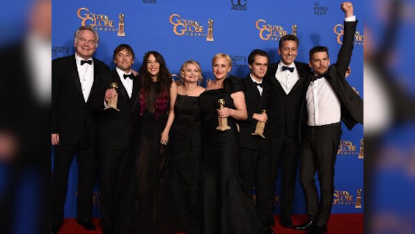 Golden Globes: 'Boyhood' wins big including best drama; celebs vow solidarity with France 