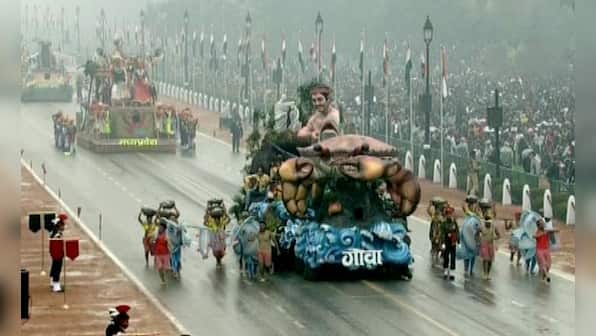 India's secret weapon or Obama's 'beast': What WAS that giant crab on the Goa float? 