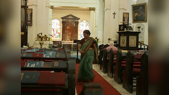 Miscreants vandalise Delhi church, caught on CCTV camera