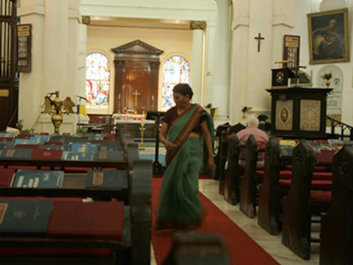 Miscreants vandalise Delhi church, caught on CCTV camera