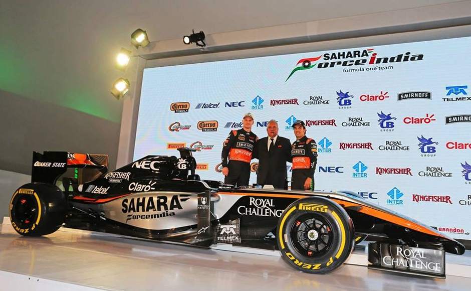 Force India Reveal New Vjm08 Look In Mexico: Traditional Orange, Green 