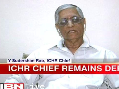 ICHR chief Sudershan Rao recommends RSS historians for top committee ICHR chief Sudershan Rao recommends RSS historians for top committee